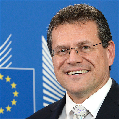 Vizepräsident Maroš Šefčovič, für die Energieunion zuständig