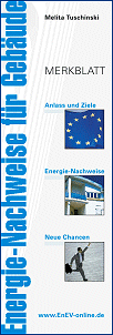 Merkblatt: Energie-Nachweise für Gebäude